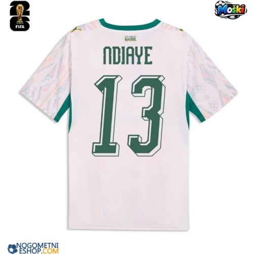 Moški Nogometni dresi Senegal Iliman Ndiaye #13 Domači SP 2026 Kratek Rokav